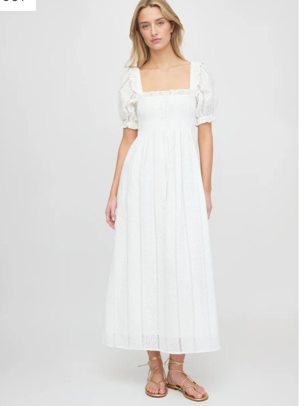 Hill House Scarlett Nap Dress Broaderie Viole